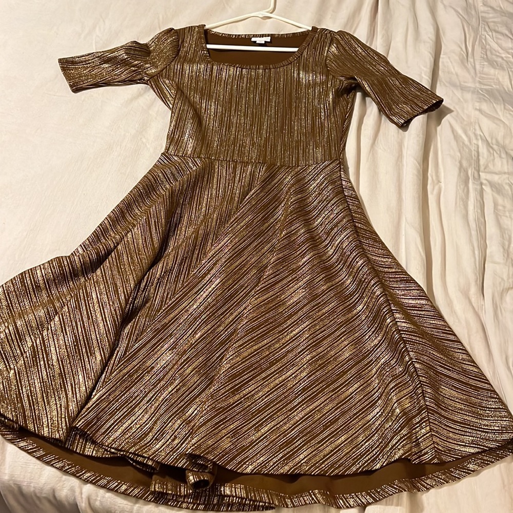 Lula Roe holiday Nicole dress